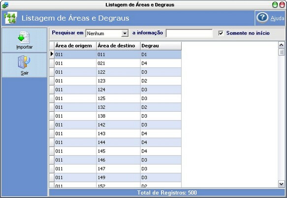 CB-ListagemAreasDegraus