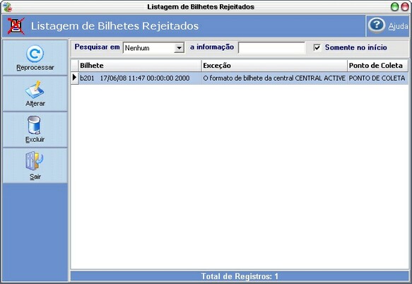 Listagem-BilheteRejeitado