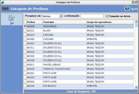 Listagem-Prefixos