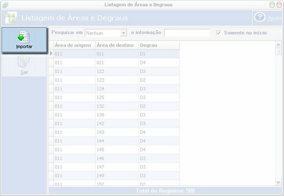 Listagem_Importar