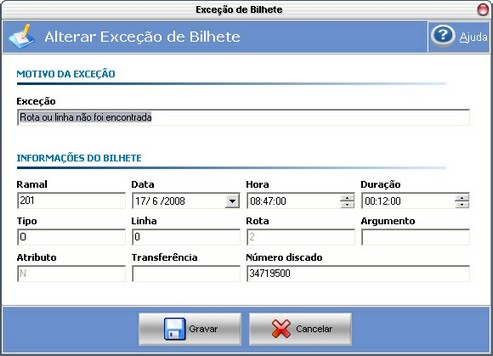 Tarifacao-ExcecaoBilhetes-Alterar