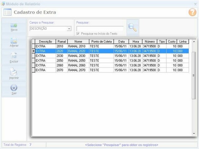 VisualizarExtras
